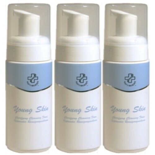 NATURGEIST Hagina Young Skin Clarifying Cleansing Foam for Impure Youth Skin 3 Pack