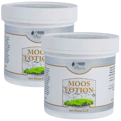 MOOS LOTION 250ml Tages- & Nachtcreme Mooscreme Hautcreme Hautpflege Salbe 2er P