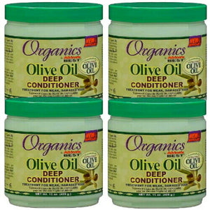 Africa's Best Originals Extra Virgin Oliven Öl Deep Conditioner /Spülung 426g 4x