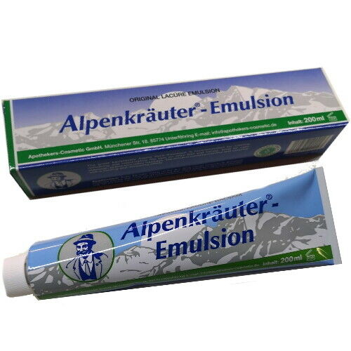 Alpine Herbs Emulsion Cream Homeopathy Herbal Cream Original Lacure Ointment 200ml