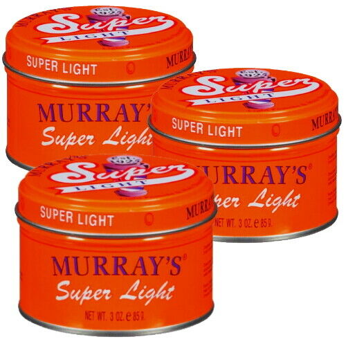 Murray´s Super Light Haar Styling Hair Dressing Pomade Haarwachs Haarwax 85g 3x