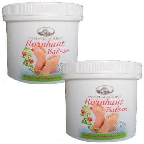 Hornhaut Balsam Urea Hornhautentfernung Pullach Hof Fußpflege Fuß creme 250ml 2x