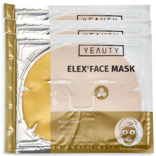 Beauty Boost Face Mask Extreme Anti Aging Gesichtsmaske Kollagen Hyaluron 3er P