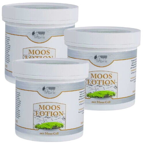 MOOS LOTION 250ml Tages- & Nachtcreme Mooscreme Hautcreme Hautpflege Salbe 3er P