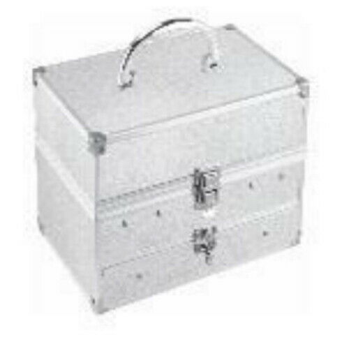 Deluxe Hologram Kosmetik Make-up ALU Koffer Schminkkoffer 65 tlg gefüllt(e669)