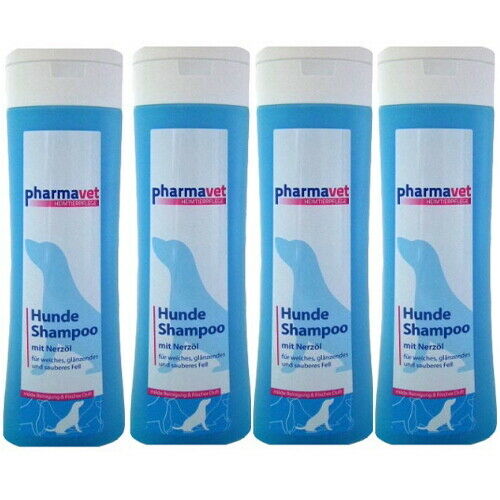 Pharmavet Tier Pflege Hunde Shampoo glänzend weiches sauberes Fell 300ml 4er P.