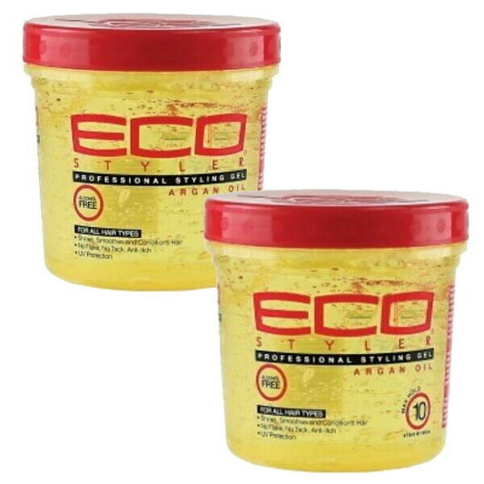 Eco Styler Professional Haar Styling Gel Marokka Argan Öl Maximum Halt 946ml 2x