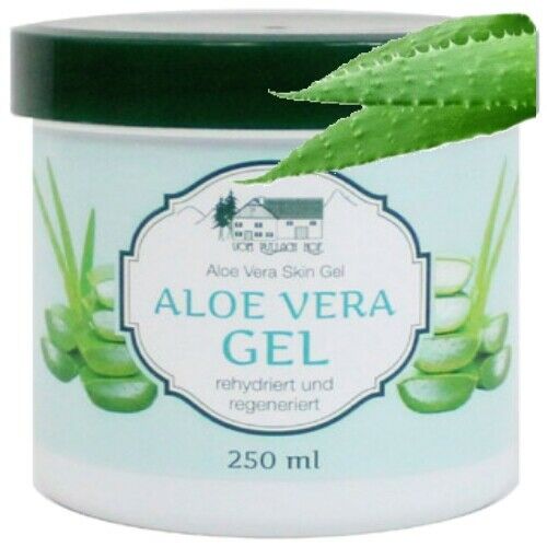 Aloe Vera Gel 250ml - spendet Feuchtigkeit & belebende Hautpflege Gel
