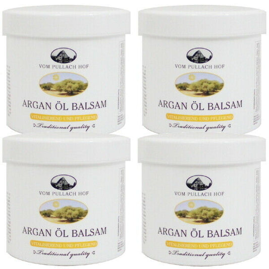 Argan Öl Balsam Arganöl Creme Trockene Haut Pflege von Pullach Hof 250ml 4er Pa.