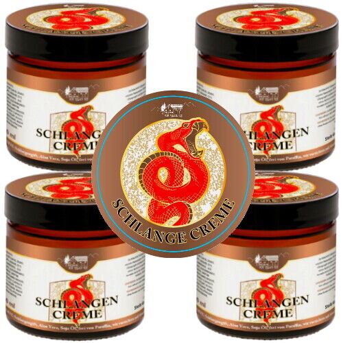 Schlangengift Schlangencreme Extra Feuchtigkeit Hautpflege Salbe 100ml 4x