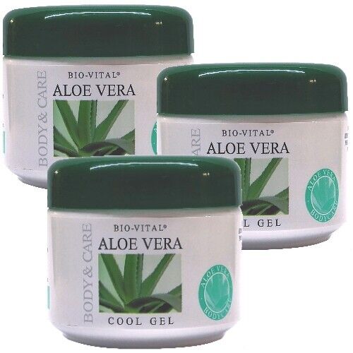 Bio-Vital Aloe Vera COOL Gel moisturizes soothes skin care 125ml 3er