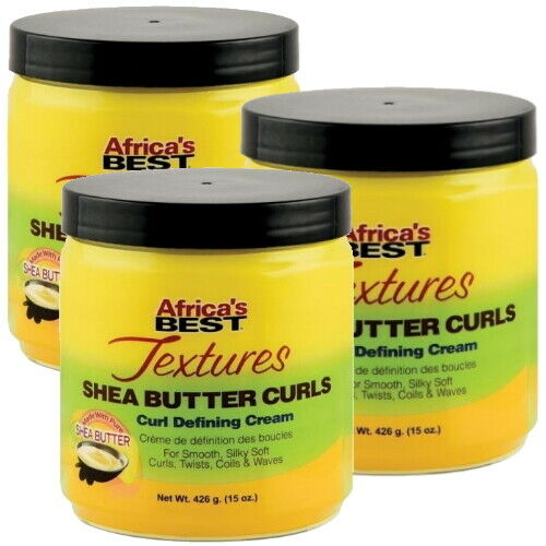 Africa's Best Textures Shea Butter Curls Defining Cream Locken Creme 426g 3x