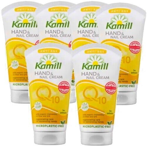 Kamill Hand &amp; Nail Cream Q10 Coenzyme Anti-Aging Care Hand Cream 75ml 6-Pack