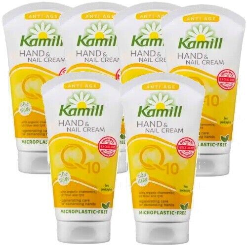 Kamill Hand & Nagelcreme Q10 Coenzym Anti-Aging Pflege Handcreme 75ml 6er Pack