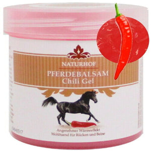 Pferdebalsam Chili Gel Pferdegel Pferdesalbe Wärmend vom Naturhof 250ml