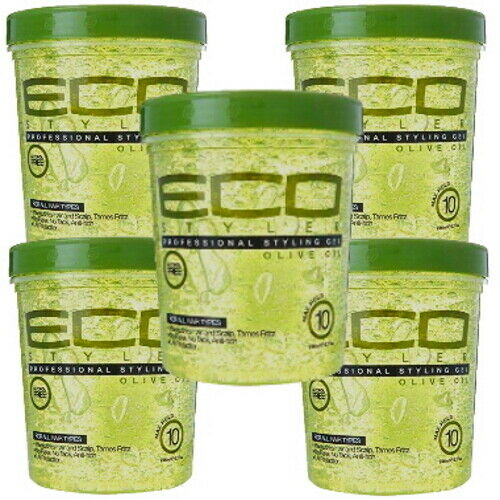 Eco Styler Professional Haar Styling Gel mit Oliven Öl Maxi Halt 473ml 5er Pack