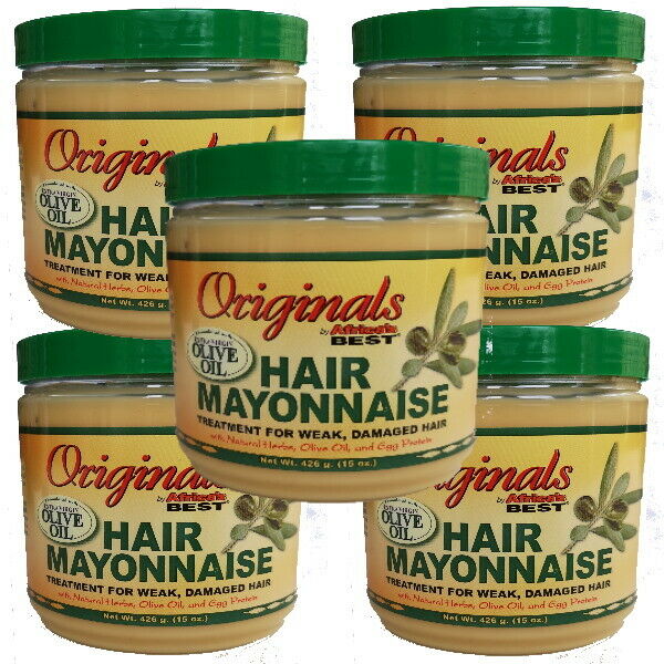 Africa's Best Originals Oliven Öl Hair MAYONNAISE für Geschädigtes Haar 426g 5er