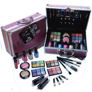 Super Teen Beauty Kosmetik Make-up ALU Koffer  Pink Schminkkoffer 42 teilig (67)