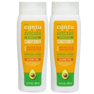 Cantu Avocado Öl Sheabutter Hydrating Conditioner Haar Pflege Spülung 400ml 2x