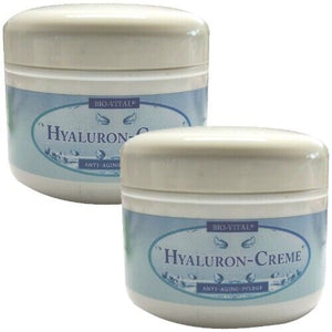 BIO-VITAL Hyaluron Tagescreme Hyaluronsäure Anti-Aging Falten Creme 250ml 2er P.