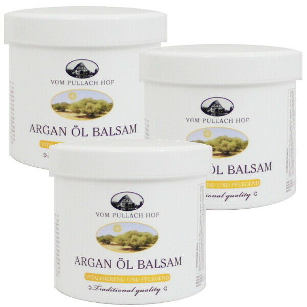 Argan Öl Balsam Arganöl Creme Trockene Haut Pflege von Pullach Hof 250ml 3er Pa.