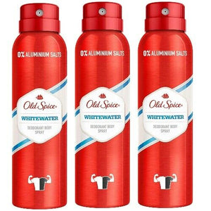 OLD SPICE Whitewater Deodorant Bodyspray 150ml 3er Pack