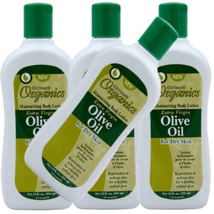 Ultimate Organics Oliven Öl Extra Virgin Body Lotion für trockene Haut 355ml 5x