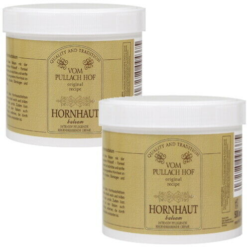 Hornhaut Balsam 500ml Qualität Vom Pullach Hof Fußpflege Fuß creme 2er Pack