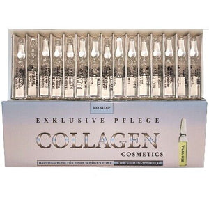 Bio-Vital Collagen Ampullen Kollagen Serum Gesicht Pflege Anti Falten 15x 2ml