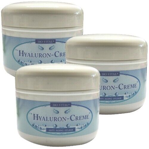 BIO-VITAL Hyaluron Day Cream Hyaluronic Acid Anti Wrinkle Cream 250ml 3 Pack