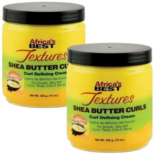 Africa's Best Textures Shea Butter Curls Defining Cream Locken Creme 426g 2x