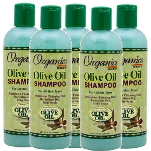 Africa's Best Originals Extra Virgin Oliven Öl Shampoo 355 ml 5er Pack