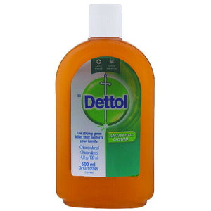 Dettol Liquid 500ml, Abzugsflüssigkeit, Reinigungsmittel,Antisept, Desinfektion