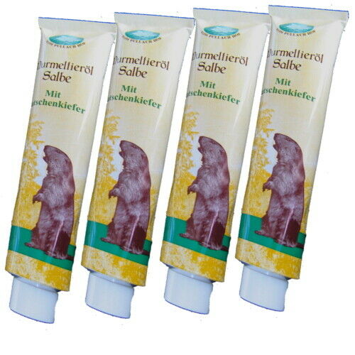 Marmot Oil Ointment Mountain Pine Marmot Oil Ointment Cream Pullach Hof 200ml 4x 