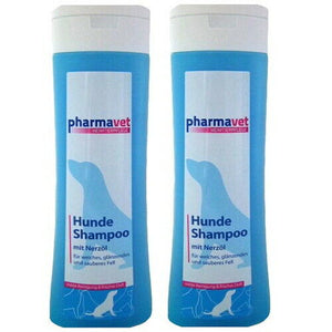 Pharmavet Tier Pflege Hunde Shampoo glänzend weiches sauberes Fell 300ml 2er P.