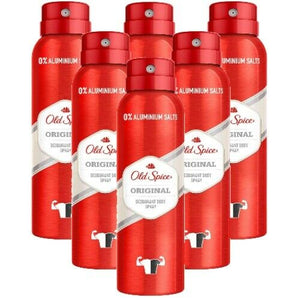 Old Spice Original Deodorant Deo Body Spray 150 ml 6er Pack