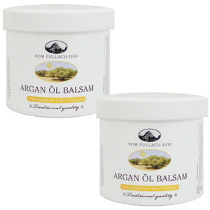 Argan Öl Balsam Arganöl Creme Trockene Haut Pflege von Pullach Hof 250ml 2er Pa.