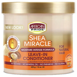 African Pride Shea Butter Moisture Intense Miracle Leave in Conditioner 425g