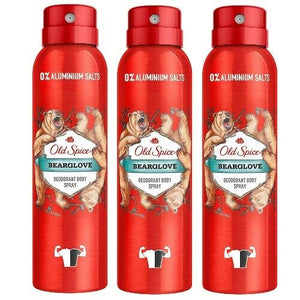 Old Spice BEARGLOVE Deodorant Bodyspray 150ml 3er Pack