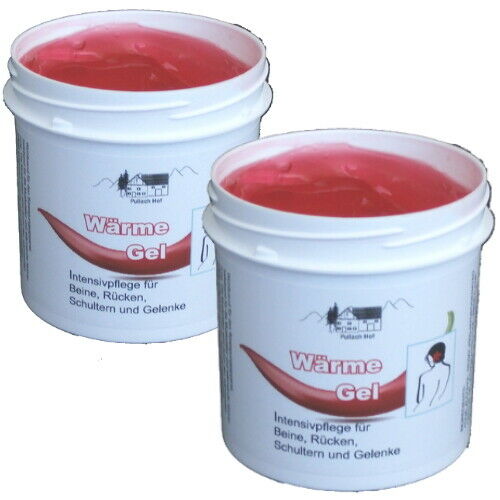 HOT Heat Gel Intensive Care Back, Shoulders, Joints and Legs 250ml 2-Pack
