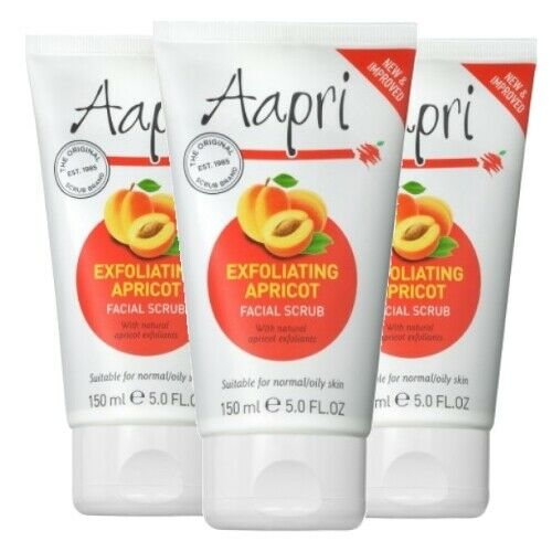 Aapri Exfoliating Apricot Face Face Peel Scrub facial peeling 150ml pack of 3