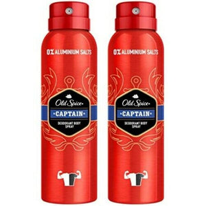 Old Spice CAPTAIN Deodorant Bodyspray 150ml 2er Pack