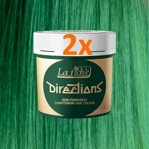 LaRiche Directions Haarfarbe Apple Green Direktziehend Haartönung 88ml 2er Pack