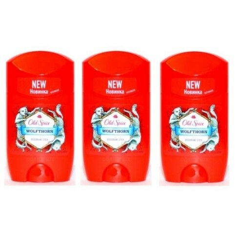 Old Spice WOLFTHORN Deodorant Stick / Deostick 50ml 3er Pack
