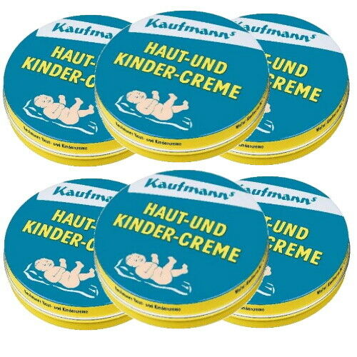 KAUFMANN`S Haut u. Kindercreme Kinder Hautpflege Creme 75 ml 6er Pack