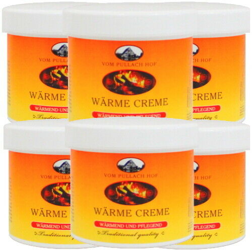 Wärme Creme Wärmegel Intensivpflege Rücken, Schultern, Gelenke, Beine 250ml 6x