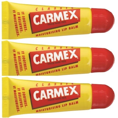 3er Pack Carmex Classic Lippenbalsam Original TUBE Lip Balm 10g