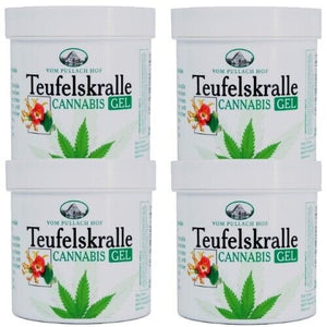 Teufelskralle Cannabis Gel Balsam Sport Reflexmassage Gelenkgel Pullach 250ml 4x