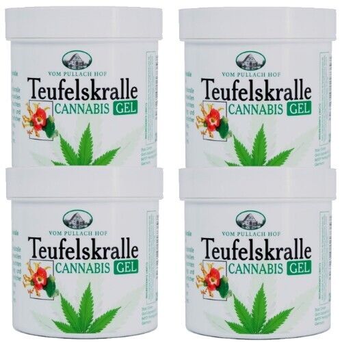 Teufelskralle Cannabis Gel Balsam Sport Reflexmassage Gelenkgel Pullach 250ml 4x