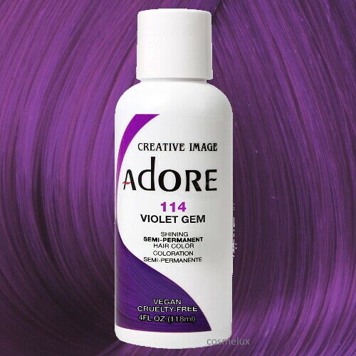 Adore Creative Image Haarfarbe Direktziehende Haartönung Violet Gem #114 118ml